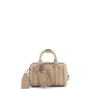 Gucci Mini Duffle Bag Jumbo GG Embossed Leather